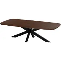 Giga Meubel Salontafel Jaimy Walnoot Deens Ovaal 120cm