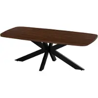Giga Meubel Salontafel Jaimy Walnoot Deens Ovaal 100cm