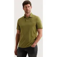 PME Legend Shirt 'Polo shirt in piqué with stretch and flight pocket' lichtgroen
