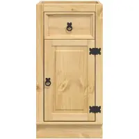 vidaXL Kast SKI HoningBruin 40 x 46 x 81,5 cm Massief grenenhout