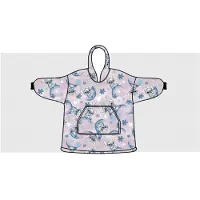 Disney Hoodie Fleece deken, Rainbow - Kind (One Size ) - Polyester