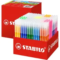 Stabilo Trio A-Z - Viltstift - Met Ergonomische Driekantige Gripzone - Schoolverpakking Met 240 Stuks