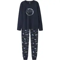 Name it Nachtkledij hemelsblauw / donkerblauw / grijs / lichtgroen