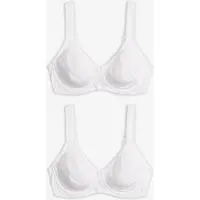 Bonprix Minimizer T-shirt bh met beugels van biologisch katoen (set van 2) maat 95