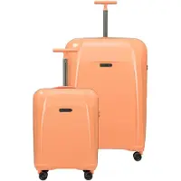 Epic Phantom SL 4 wielen Kofferset 2-delig roze