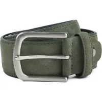 Suitable Riem Suède Leer Groen