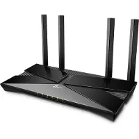 TP-LINK Archer AX1500, Wi-Fi 6 (802.11ax), Dual-band (2,4 GHz / 5 GHz), Ethernet-aansluiting, Zwart, Router voor op het bureau