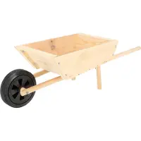 Esschert Design Houten kruiwagen
