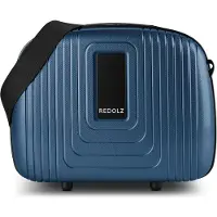 Redolz Toilettas donkerblauw / zwart / wit
