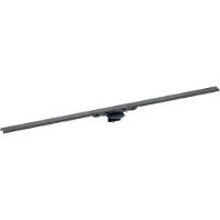 Geberit CleanLine - Douchegoot 30-90 cm, geborsteld zwart chroom 154.446.QC.2
