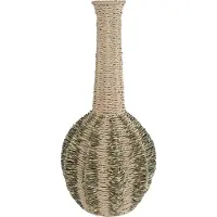 Coppens Vaas Tjitske M naturel/groen zeegras 23x23x49cm