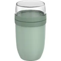 Mepal Ellipse Yoghurt beker XL 750 ml + 300 ml – Nordic sage - Mueslibeker & Soepbeker to go - Lunchpot - Yoghurt beker - Mueslibeker & Soepbeker to go - Lunchpot