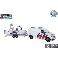 Van Manen Veenendaal Kids Globe VW Transporter Politie met Boot Die-Cast
