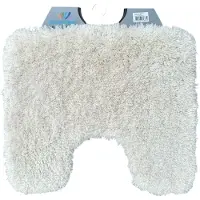 Wicotex Toiletmat Bergen Beige 50x60cm beige Polyester Badkamermat