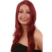 Coppens Pruik Anne bordeaux rood