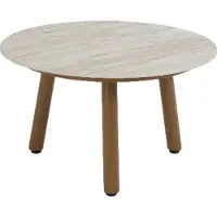 4SO Salute lounge tuintafel 60xH35 cm ceramic amber