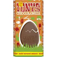 Tony's Chocolonely Karamel Zeezout Melkchocoladereep 180 g