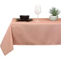 Unique living tafelkleed levi old pink 150x200cm