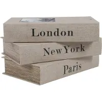 Coppens Opbergbox rechthoek Book New York, Paris, Londen