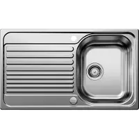 BLANCO 526335 RVS spoelbak TIPO 45 S met afvoerbediening / inzetspoelbak / spoelbak