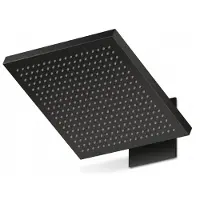 Hotbath Ace AC194 Vierkante Wand Hoofddouche 23cm Velvet - Geborsteld Zwart PVD - Messing - Kranen, Douchekranen, Hoofddouches - 8721122558621 - Kranen, Douchekranen, Hoofddouches