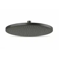 Hotbath Ace AC106 hoofddouche velvet 30cm rond geborsteld zwart PVD