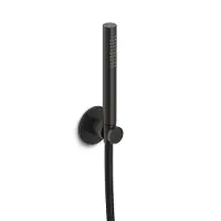 Hotbath Ace AC443 Handdoucheset - Geborsteld Zwart Pvd - Messing - Kranen, Douchekranen, Handdouches - 8720847739575 - Kranen, Douchekranen, Handdouches
