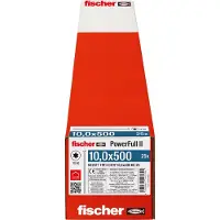 Fischer 562977 FPF II CHTF 10,0 x 500 BC 25 Houtschroef 10 mm 500 mm TX Staal Galvanisch verzinkt 25 stuk(s)