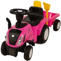BabyTrold - Tractor Ride-On - Pink (20-42TR-P)