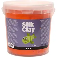 Silk Clay oranje boetseermateriaal 650 gr 1 stuk