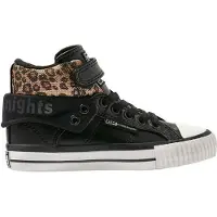 British knights - Roco Meisjes Sneakers Hoog - Maat 34 - Zwart - Meiden Schoenen