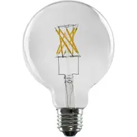 Segula 55680 LED Globe 95 klar E27 6,5W 650Lm 2700K dimmbar
