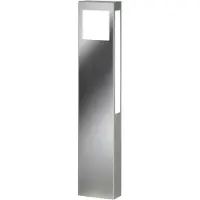 CMD LED tuinpadverlichting - tuinlamp Paulo, alu / grijs / zink, Roestvrij staal, Modern, LED buitenlamp