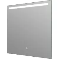 Guido Gusto Vierkante badkamerspiegel Riley met verwarming, LED verlichting en touch sensor 60x60cm