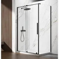 Gelco Spirit Black Rechthoekige douchecabine 160x100cm L/P uitvoering