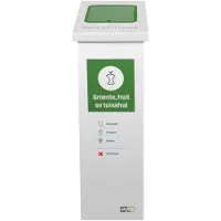 KarTent Kartonnen eco bin een vak - GFT - 60 L prullenbak -