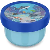 Mepal Fruitbox Campus - 300 ml - Inclusief fruitvorkje - Sluit goed af - Snackdoosje - Tropical Ocean