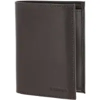 OXMOX Leren portemonnee Leather RFID Protect Kombibörse Pure 2.0 Embossed Brown donkerbruin