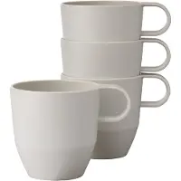 Mepal mok Silueta - 4x 300 ml - Koffiebeker - Nordic white