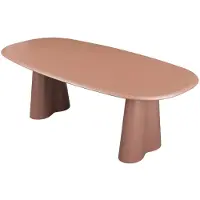 Livin24 Eetkamertafel Cosmo 220 x 110 cm mocha mousse