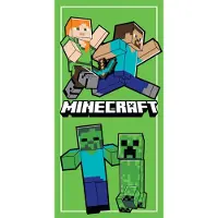 Minecraft handdoek Running 70 x 140 cm - polyester
