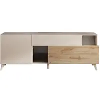 CALICOSY Tv-meubel met 2 deuren, 1 lade en 2 nissen l180 cm mala