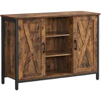 Vasagle Dressoir vintage bruin-zwart