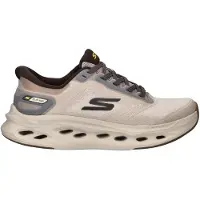 SKECHERS Hands Free Slip-In Max Cushioning Glide heren sneaker - Taupe - Maat 43