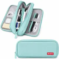 BOTC Etui - Pennenzak - Etui jongens - Etui meisjes - 24x8x11 cm - schoolspullen - etuis voor school - Lichtgroen