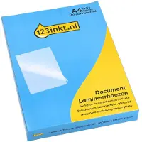 123inkt document lamineerhoes A4 glanzend 2x175 micron (100 stuks)