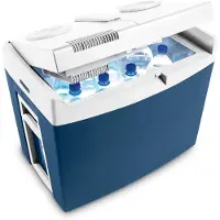 TIM. TIM Elektrische koelbox 12 en 230 volt - Elektrische koelbox - Koelbox - Blauw - 55cm x 38cm x 46cm