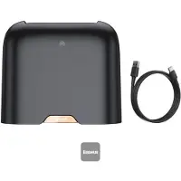 Baseus Smart Cleaner Auto prullenbak (inclusief 2 rollen van 60 gratis vuilniszakken) zwart