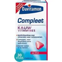 Davitamon Compleet Kauwvitamines Aardbei Voordeelverpakking
