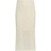 MSCH Copenhagen Dames Rokken Mschcelestina Hw Skirt - Creme - Maat L/XL